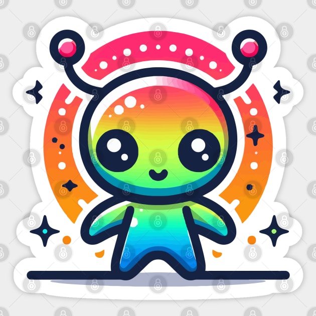 Cosmic Cartoon Cutie Sticker by NayaRara